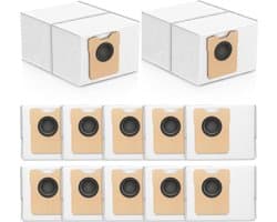 12 Stuks stofzakken geschikt voor Eufy Omni C20, C10 robotstofzuigers - Stofzuigerzakken - vervangende accessoires met grote capaciteit