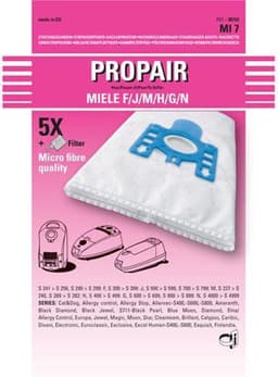 PROPAIR - STOFZUIGERZAK PROPAIR MIELE FJM 5 STUKS + 1 FILTER - 09917710 — thumbnail 1
