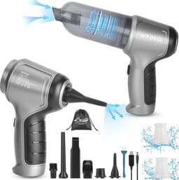 Draadloze 3-in-1 Handstofzuiger met Krachtige Zuigkracht - Mini USB Oplaadbaar voor Auto, Huis en Kantoor - Ideaal voor Huisdierhaar — thumbnail 1