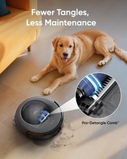 eufy Clean Omni C20 Robotstofzuiger met reinigingsstation - Robot Vacuum - 7.000Pa Zuigkracht - Ronddraaiende Dweilpads - Met Objectdetectie - 8-5cm Ultraplat Design - Zwart — thumbnail 5
