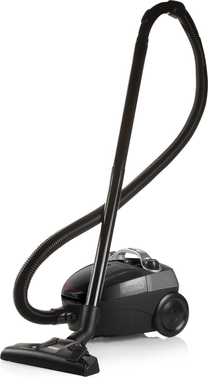 DOMO DO1033S Stofzuiger met zak - 1,5 L - 450 W - zwart — afbeelding 1