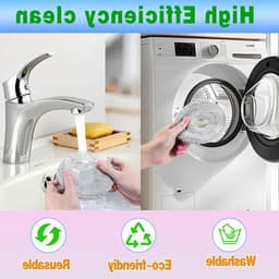 8 Stuks Wasbare Microvezeldoeken voor Robotstofzuigers, Herbruikbare Reinigingsdoeken voor Efficiënte Schoonmaak, Geschikt voor Diverse Modellen — thumbnail 3
