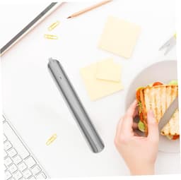 Kruimelveger Set - Tafelveger - Tafel Reinigen - Ergonomische Grip - 3 Stuks - Zilver — thumbnail 4