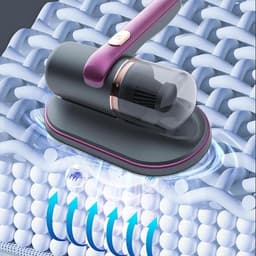 Matras Stofzuiger - Handvacuüm Reiniger - Hygiënisch Slapen - Draadloos Ontwerp - 68 Watt Vermogen - Paars — thumbnail 3