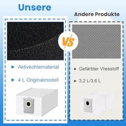 10 stuks stofzakken voor Ecovacs DEEBOT X8 PRO Omni / X8 OMNI / X9 PRO Omni / T50 PRO Omni / T50 MAX PRO Omni / T50 Omni / T80 OMNI / T30C Pro Omni / X11 Pro Omni robotstofzuiger 4 l zak accessoires. — thumbnail 4