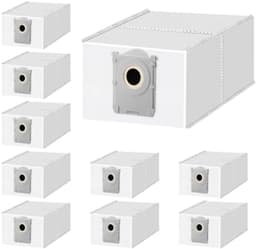 10 stuks stofzakken voor Ecovacs DEEBOT X8 PRO Omni / X8 OMNI / X9 PRO Omni / T50 PRO Omni / T50 MAX PRO Omni / T50 Omni / T80 OMNI / T30C Pro Omni / X11 Pro Omni robotstofzuiger 4 l zak accessoires. — thumbnail 1