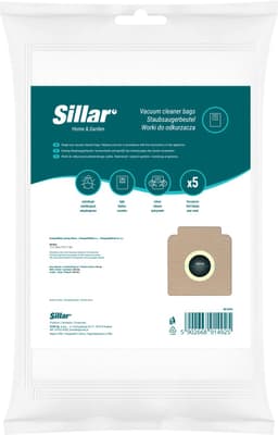 Sillar, stofzuigerzakken, synthetisch, anti-allergeen, voor eenmalig gebruik, vervangbaar, geschikt voor Karcher T7/1 T8/1L T9/1 T10/1 stofzuigers, 15 stuks — thumbnail 3