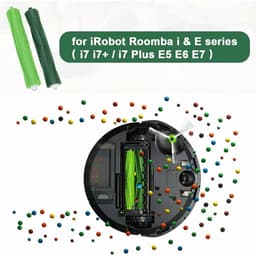 2 Rubber Multivlak Borstels Geschikt voor iRobot i7/i7+/i8/i8+/E5/E6/E7 Stofzuigerrobots, Vervangende Rollen voor E & I Series — thumbnail 4
