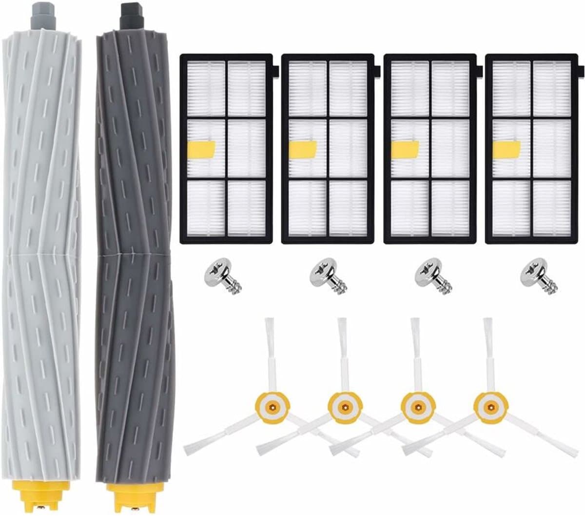 Vervangende Accessoireonderdelenkit Geschikt voor iRobot Roomba 800/900 Series (860, 865, 866, 870-876, 880, 886, 896, 960, 966, 971, 976, 980, 981), Vervangende Borstels & Filters — afbeelding 1