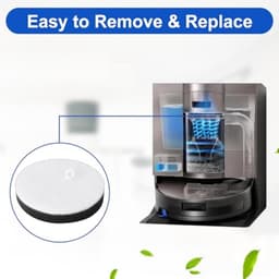 PromoHome 4 stuks wattenfilter voor Ecovacs DEEBOT X11 OmniCyclone robotstofzuiger - wasbaar en herbruikbaar — thumbnail 2