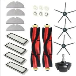 Compatibel Geschikt voor Roborock S5- en S6-accessoires, 2 hoofdborstels, 3 zijborstels — thumbnail 1