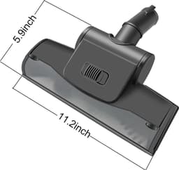 stofzuigermond met roterende borstel, universeel, 32 mm, compatibel met Electrolux Rowenta Miele Dirt Devil, mondstuk met wielen voor tapijten of tegels — thumbnail 3