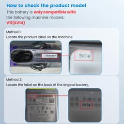 Vervangende Accu voor Dyson V11, 25,2V, 3900mAh Li-ion — thumbnail 3