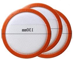 Ronte - Vervangende wasbare stofzuigerfilter voor Midea C3-L148B C3-L143B VC14A1-VC - HEPA-filter - Katoenen HV-filter - 146/130 mm - Duurzaam en efficiënt - Stofzuigeraccessoire