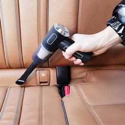 Draadloze Handstofzuiger Voor De Auto - Draagbare Oplaadbare Mini Autostoofzuiger - Zwart - 2 Opzetstukken - 29000Pa — thumbnail 2