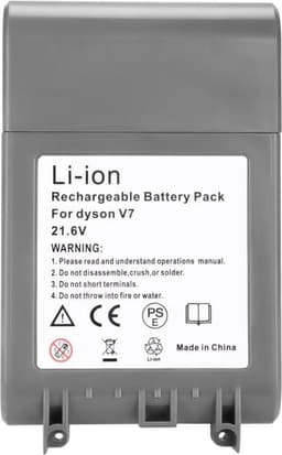 V7 Serie Li-ion 3000mAh/21.6V Plus.Parts Hoge Capaciteit Accu geschikt voor Dyson — thumbnail 3