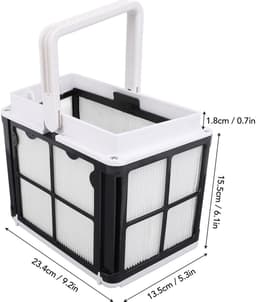 Dailygoods- Filtermand Super Fijne Vervanging - Filter Koffiezetapparaten - Filterpomp Zwembad - Filter Jacuzzi - Filter Drinkfontein Kat - Compatibel met Dolfijn CC S50/S100 — thumbnail 4