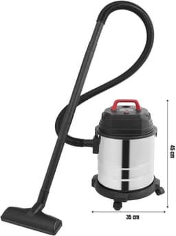 RUX® Karcher - Karcher Stofzuiger - Bouwstofzuiger - Festool Stofzuiger - Bouwstofzuiger Zonder Zak - Zilver en Zwart - 35cm x 45cm x 35cm — thumbnail 5