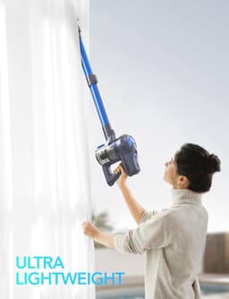 Draadloze Stofzuiger 4 in 1 met 23000PA Zuigkracht en LED Verlichting - 200W Lichtgewicht Handstofzuiger voor Harde Vloeren en Tapijt — thumbnail 2