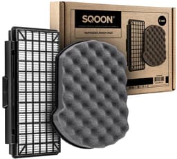 SQOON® Serviceset geschikt voor Bosch Serie 4 BGC41/BGS41 (ProAnimal, Silence, Pro/Power, Hygiene) & Siemens VSX41 (XTRM, A322) - Gelijk aan 00647753, 00577303, 12046783 - Vervangingsset met motor- en HEPA-filter voor optimale filtratie — thumbnail 1