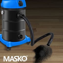 MASKO® Alleszuiger 6IN1 Nat- en Droogzuiger 2300W + stopcontact, Blaasfunctie, Droog- & natzuigen | Industriële stofzuiger vuilreservoir 30L Bouwstofzuiger - Blauw — thumbnail 3