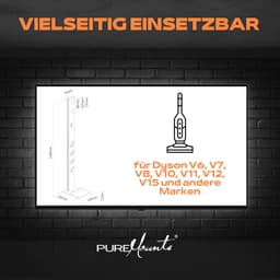 Vloerstandaard - Aluminium - Kabelmanagement - Wit — thumbnail 2