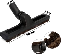 Stofzuigermondstuk - 32 mm - Natuurlijke haren - 26 cm — thumbnail 5