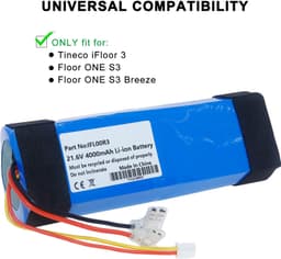 Stofzuigeraccu - 21,6 V - 4000 mAh - voor Tineco iFloor 3 — thumbnail 3
