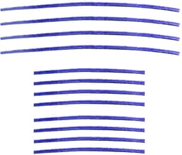 Vervangende pluche strips - 12 stuks - Blauw - Voor Dyson V6-V11 — thumbnail 1