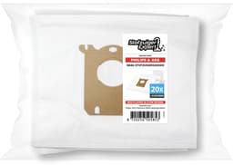 20x S-Bag Stofzuigerzakken geschikt voor Philips, AEG, Electrolux Microvezel - 20x stofzakken + 2 Filters - A-Kwaliteit Alternatief — thumbnail 3