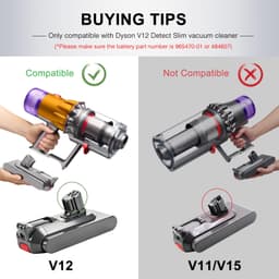 Vervangende Batterij voor Dyson V12 Vacuum Cleaner — thumbnail 3