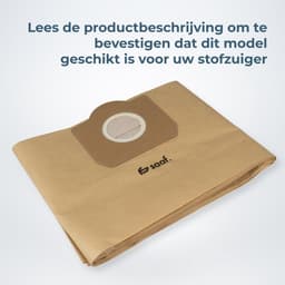 Stofzuigerzakken - Geschikt voor Kärcher - 5 Stuks - Geschikt voor Kärcher 6.959 - 130.0 - WD3 - Stofzuigerzak - van Saaf — thumbnail 3
