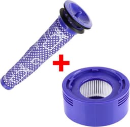Pre- & Post Filter geschikt voor Dyson V7 en V8 Set HEPA Accessoires Vervanging 96747801 DC58, DC59, DC61, DC74 — thumbnail 1