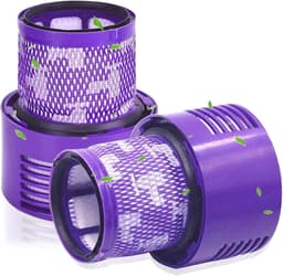HEPA filter - Filter geschikt voor Dyson V10/SV12 stofzuigers - 2 stuks - 110 × 87 × 64 mm - Wasbaar en Herbruikbaar — thumbnail 1