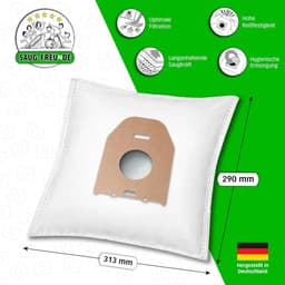 SAUG-FREUnDE I 20 stofzuigerzakken geschikt voor Phillips Vilall HR6371, V 377, Marathon T300, T350, Classique TCX - ShopVlot — thumbnail 2