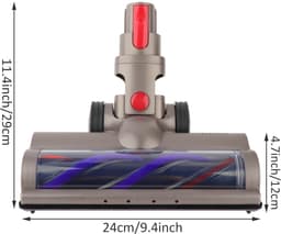 Vervangende Reinigingskop Voor Stofzuiger - Vloerborstelkop Met Led-Verlichting En Zachte Roller - Voor V11 V10 V8 V7 Draadloze Stofzuiger — thumbnail 3