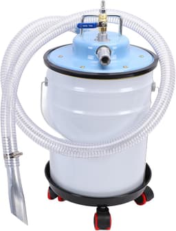 Pneumatische Stofzuiger - Nat Droog Vacuüm - Werkplaats Reinigen - Luchtaangedreven Zuigkracht - 20 Liter Tank - Zilver — thumbnail 1