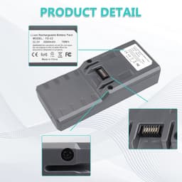 Elzusha - 22.2V 3500mAh Vervangingsaccu voor Hoover Freedom Stofzuigers — thumbnail 3