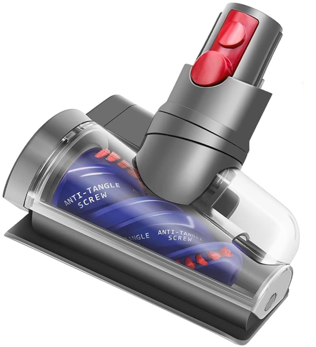 Schroefvormige klitvrije mini turbo zuigmond mondstuk borstel screw geschikt voor Dyson V7 V8 V10 V11 V15 sv10 sv11 sv12 sv14 sv15 sv16 sv17 sv22 sv25 sv27 sv28) — afbeelding 1