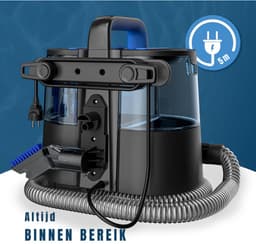 Lìon® Vlekkenreiniger - Vlekkenreiniger Bank - Vlekkenreinigers - Tapijtreiniger Machine - Zwart/Blauw - 35cm x 30cm x 33cm — thumbnail 5