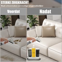 18 kPa tapijt- en meubelreiniger - Vlekkenreiniger voor tapijt, trap, bank en auto - Inclusief accessoires — thumbnail 2