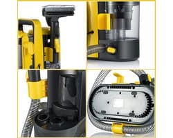 Draagbare Tapijtreiniger - 600W Zuigkracht - 11KPa - 1080 ml Schoonwatertank - ABS Materiaal - Voor Auto En Bank