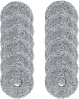 12 stuks microvezel dweilpads voor Dreame L10/L10s/L20/L40/X40/X50, Xiaomi X10+/X20+, Roborock Qrevo S5V Curv, reserve mopdoeken robotstofzuiger accessoires — thumbnail 1