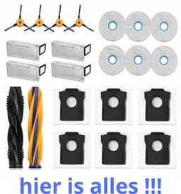 GROTE accessoire set compatibel met Dreame X60 - X60 ULTRA MAX - 22 onderdelen — thumbnail 1