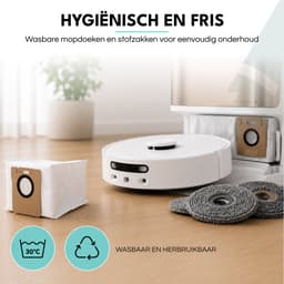 ZENC® Complete Accessoireset Geschikt voor Dreame L10s Ultra, L10 Ultra, S10(pro) & Xiaomi X10/X10+ - Robotstofzuiger - Onderhoudsset - HEPA-filters - Borstels - Stofzakken - Dweilpads — thumbnail 3