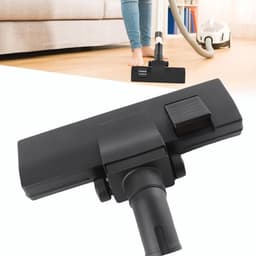 Dailygoods- Vloerborstel 360 Graden Draaibaar - Universele Bevestiging - Geschikt voor Stofzuiger met 32 mm Binnendiameter - Duurzaam Kunststof - Geschikt voor Tapijten en Harde Vloeren - Stofzuigerborstel — thumbnail 2