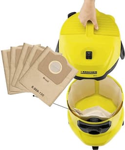 Cuhostki - 12-stuk - geschikt voor karcher stofzuigerzak stofzuigerzakken stofzak en vuilniszak - bruin - 80-cm - zware lading — thumbnail 5