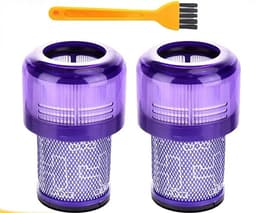 17 Parts – 2-Pack HEPA Motorfilters 970013-02 – Geschikt voor Dyson V11 & V15 Steelstofzuigers – Compatibel met SV14, SV17, SV22 – Wasbare Vervangende Filters – Voor Absolute, Pro, Total Clean, Torque Drive, Animal & Parquet — thumbnail 1