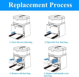 Stofzuigerzakken geschikt voor Eufy Clean X8 Pro / X10 Pro Omni - reservezakken - accessoireset - stofzuigerzakken - 10 Stuks — thumbnail 4