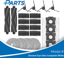 Dreame X40 Ultra Complete White Onderhoudsset (Plus.Parts® alternatief voor RAK49) — thumbnail 1